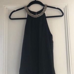 Black halter Express shirt